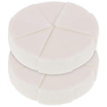 16-piece triangle makeup sponges for flawless application, latex-free cosmetic wedges for foundation and concealer