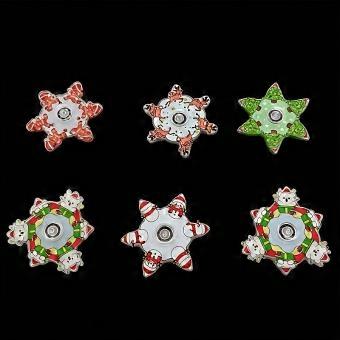 Christmas-Themed Party Favor Spinners, Assorted Festive Spin Toys for Kids, Random Colors, 8, 15 or 32 Pcs for Halloween Easter Goodie Bags