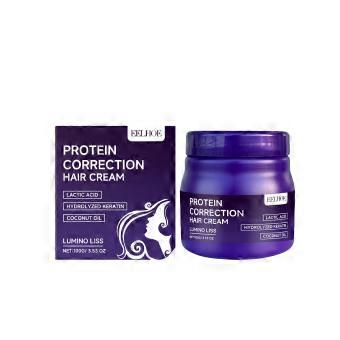 Eelhoe Protein Straightening Cream  Moisturizes Nourishes Anti-Frizz Smoothes Hair