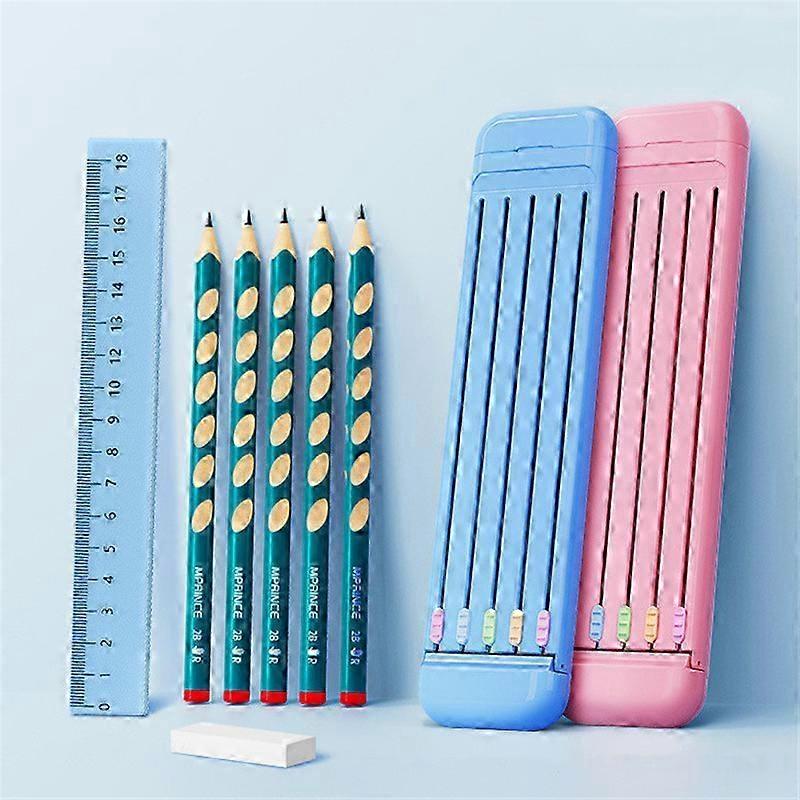 8-Pc Student Pencil Set Hard Case