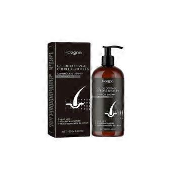 Long-Lasting Moisture & Frizz Control Curly Hair Gel - Natural Aloe Vera & Citrus Extracts for Defined, Bouncy Curls - 100gHJ-01