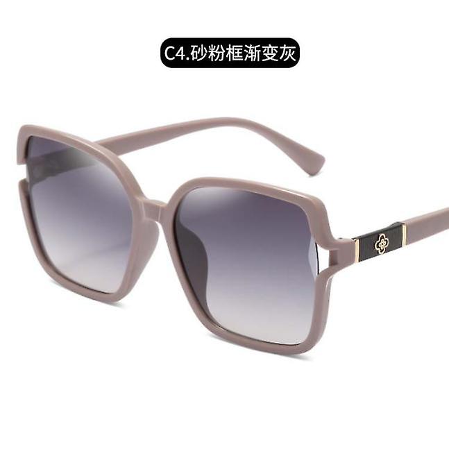 2022 New Brand High Quality Women's Clover Sunglasses Uv Protection Square Sunglasses