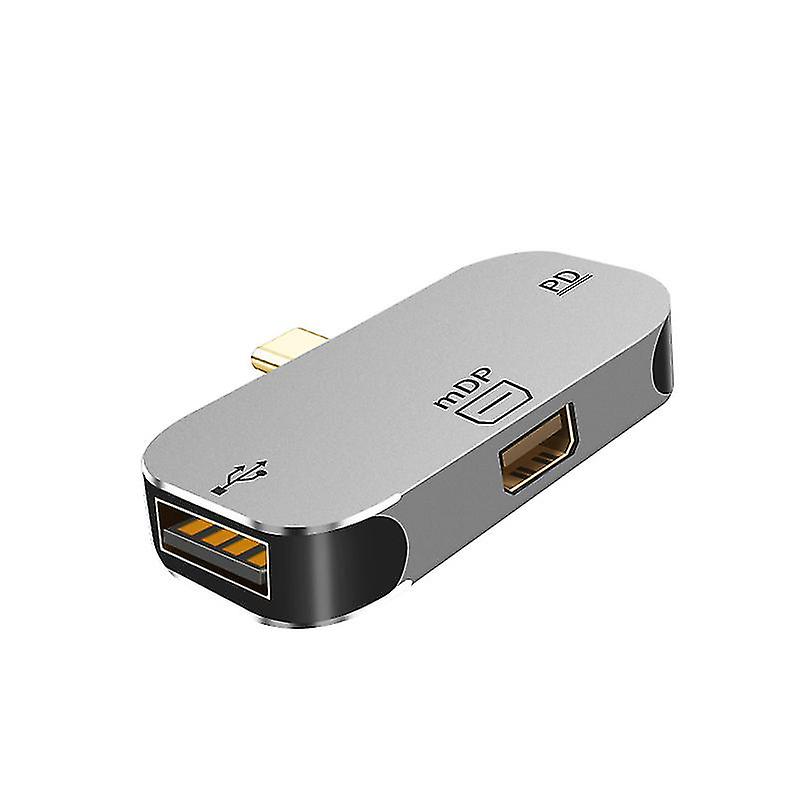 Usb Type C Hub Usb C To 4k Hdmi-compatible Mini Dp Usb 2.0 Pd 100w Quick Charger Splitter Docking Station For Macbook Pro