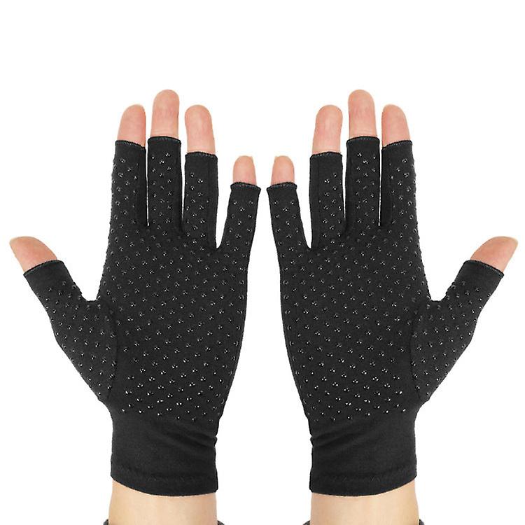 Outdoor Half Finger Gloves Fitness Silicone Anti-slip Inflammation Joint Rehabilitation Sports Cycling Gloves