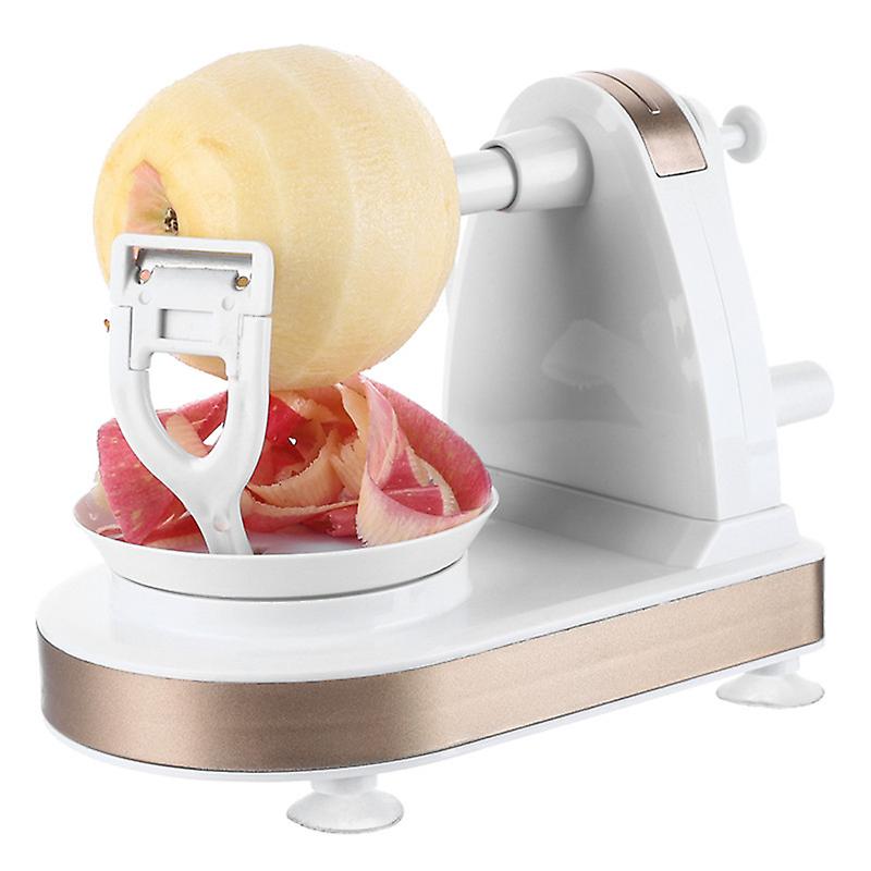 Rotary apple peeler - quickly peel pears with an additional knife (grey)