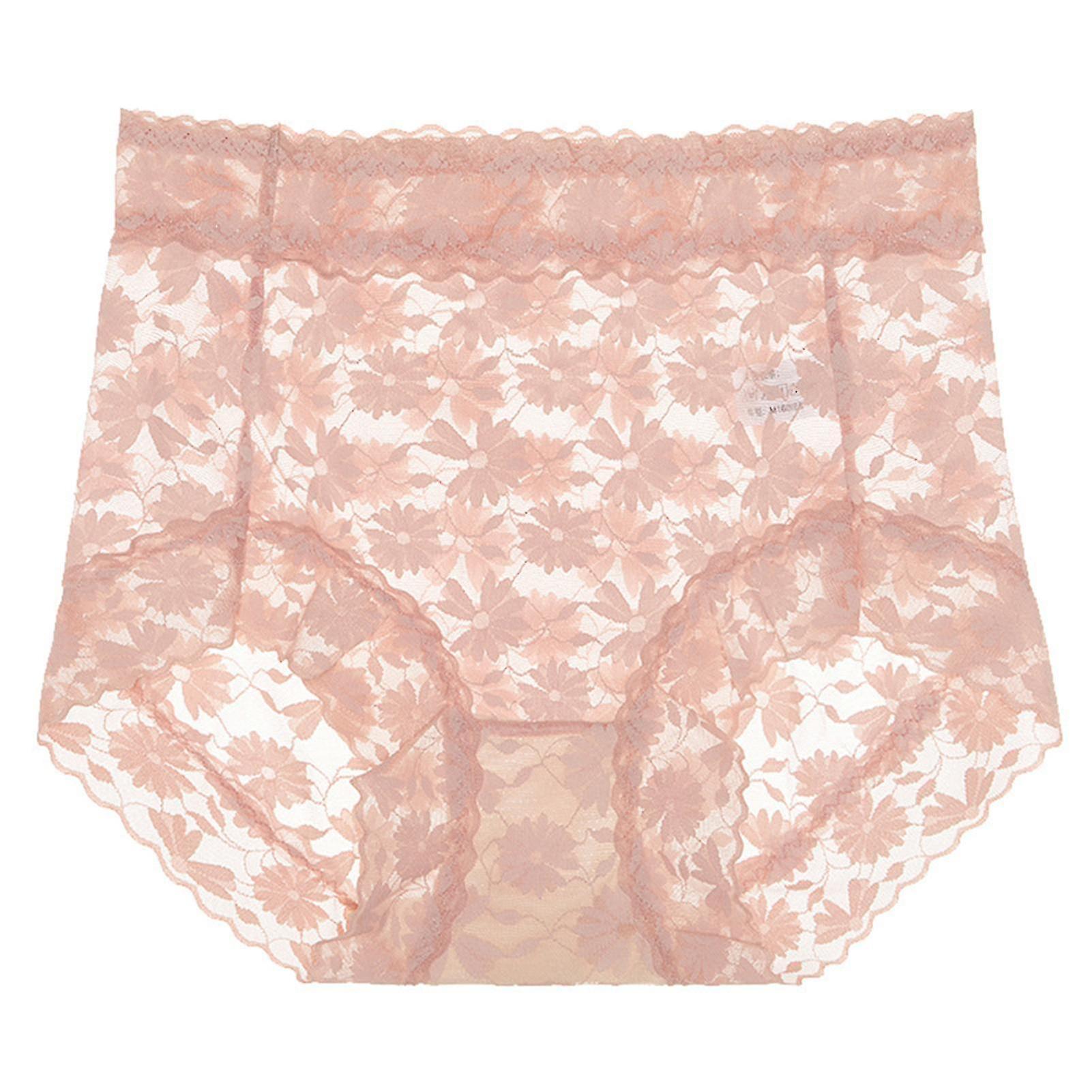 Dantel Külot Kadın \ 'Sense İpek Kasık Işık Yüksek Bel Üçgen