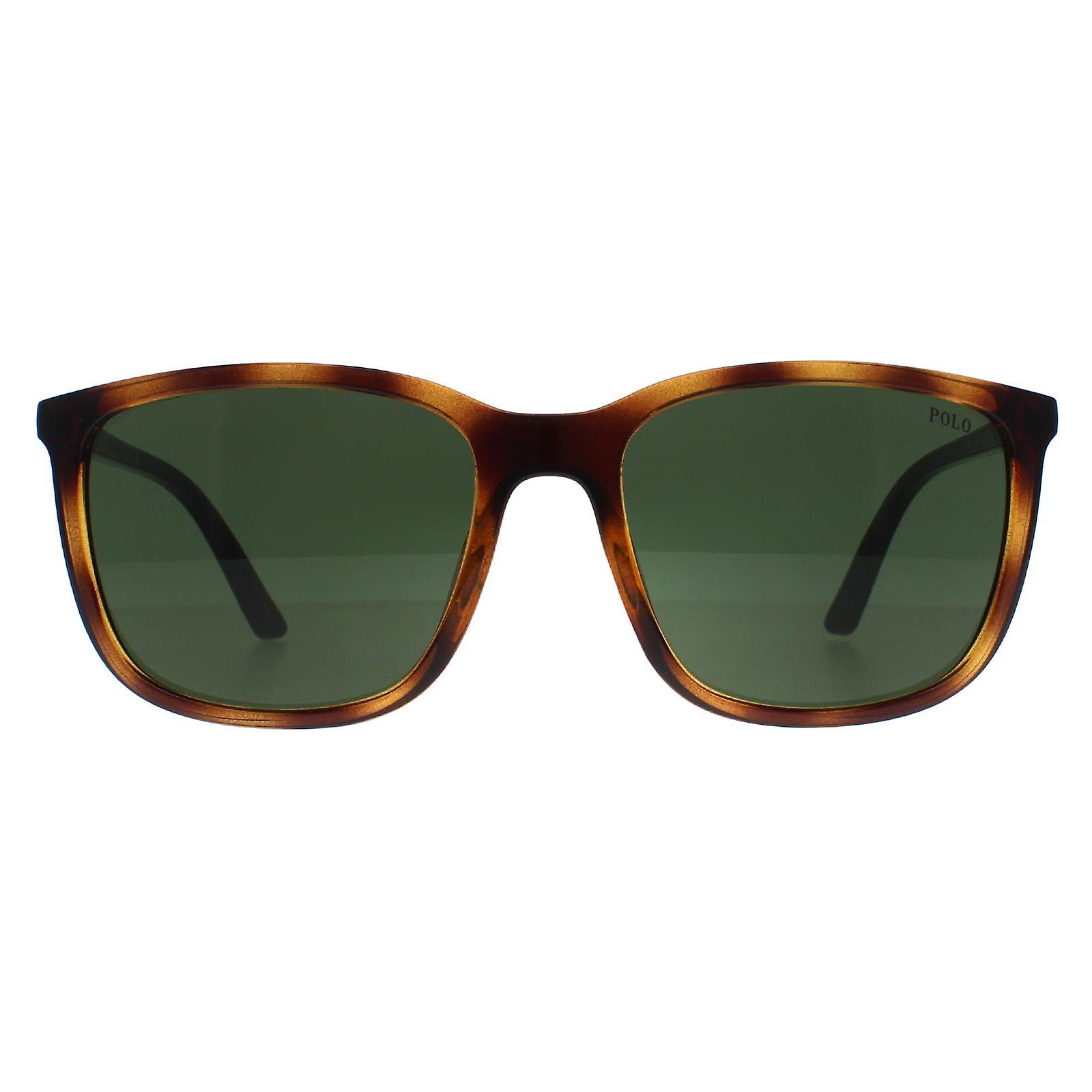 Polo Ralph Lauren 太阳镜 PH4185U 500371 Shiny Havana 深绿色