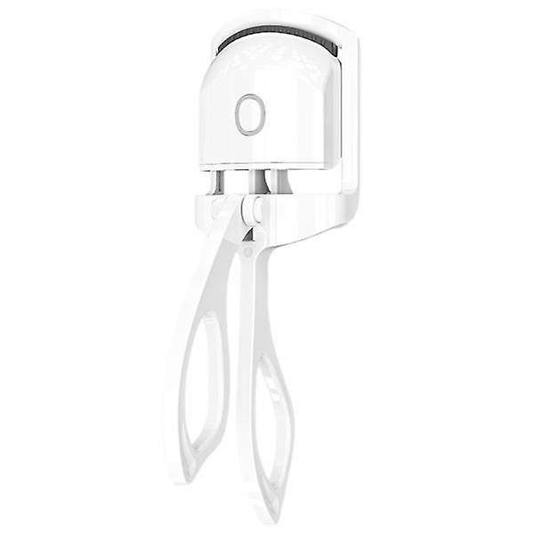 2xHeated Eyelash Curler USB Charging Tool Compact Professional ABS Material
