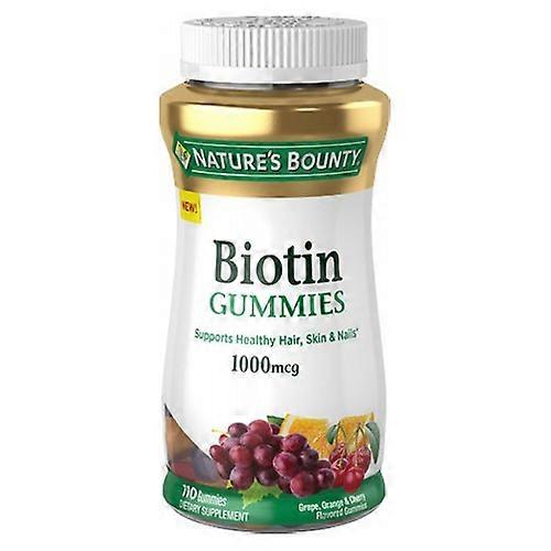 Nature's Bounty Biotin Gummies, 110 Count (Pack of 1)
