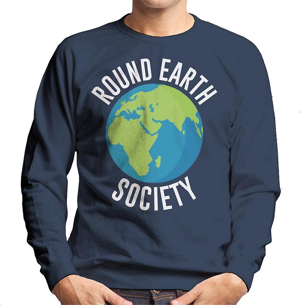Round Earth Society flat Earth menn ' s Pullover