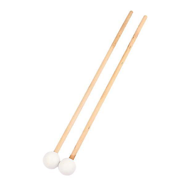 1 Pair Bell Mallets Glockenspiel Drumsticks Percussion Mallet Stick With Wood Handle Musical Percuss