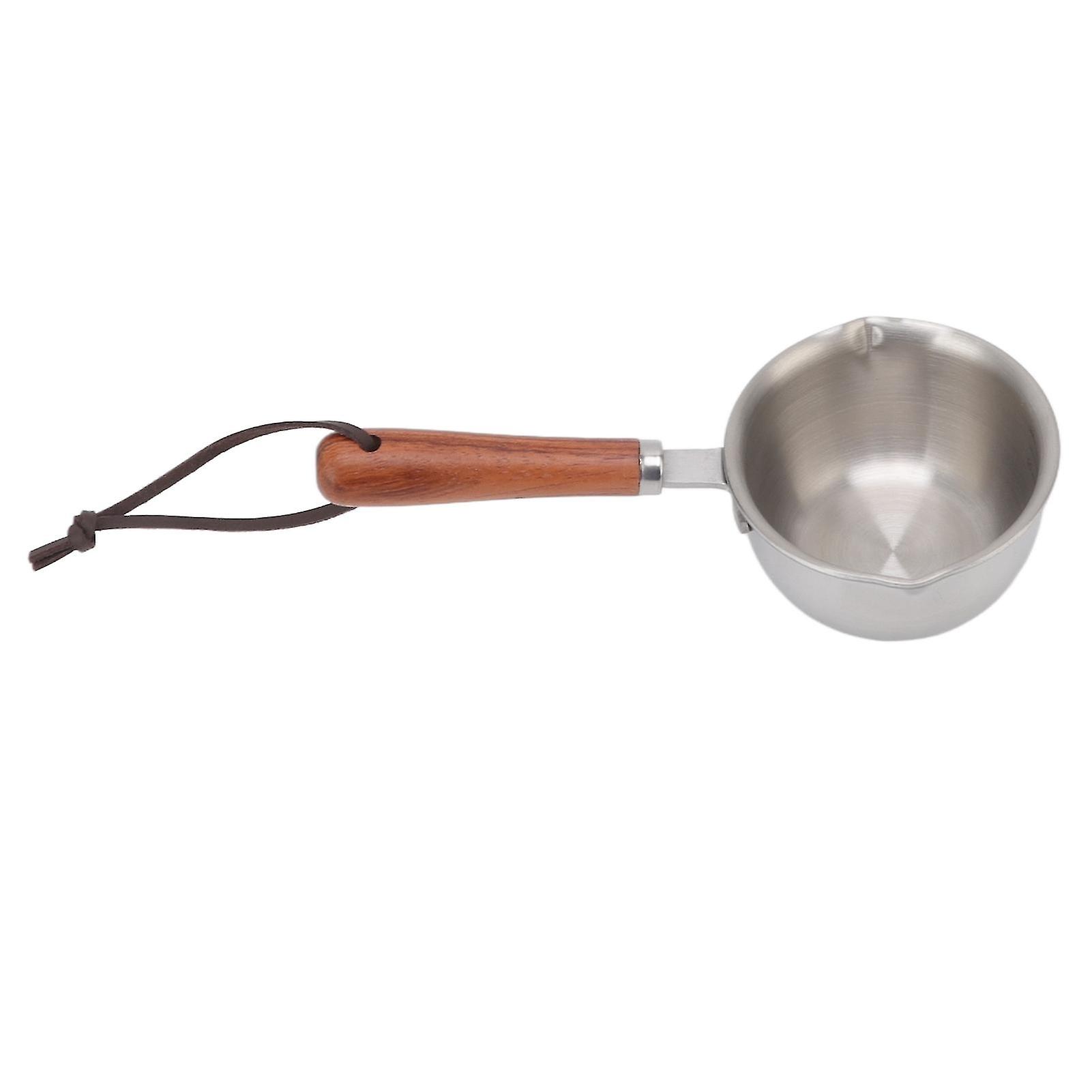 Elevate Your Culinary Experience with the Stainless Steel Mini Butter Warmer Pan - Quick Oil Heating Pot with Deepened Bottom for Small Delights(165x4