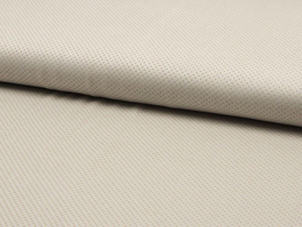 Minerva Faux Suede Stretch Knit Fabric Silver Grey - per metre