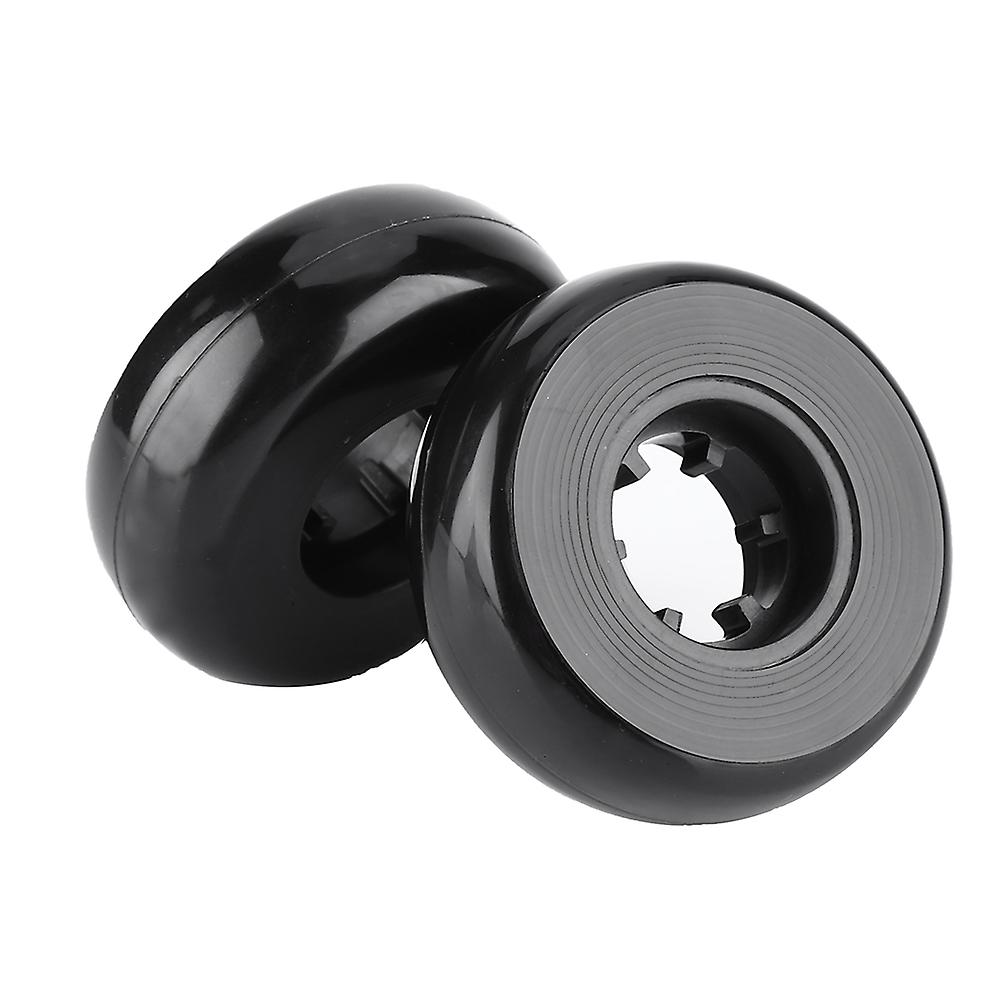 2pcs Black Luggage Wheels 40/45/50/70mm Replacement Axles Kit