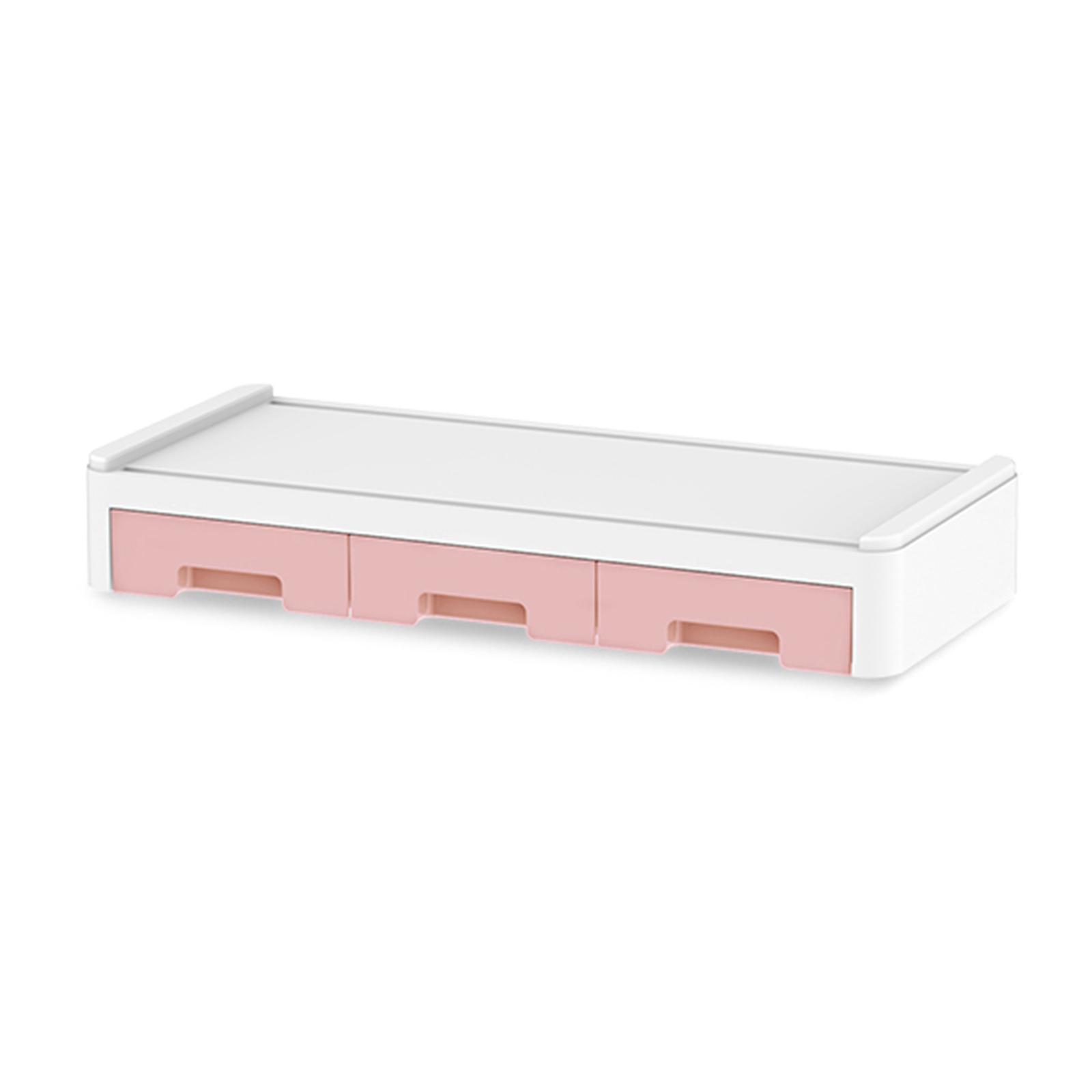Monitor Riser Stand Desk Shelf  with Drawer Keyboard Storage Stylish Multifunctional Desktop