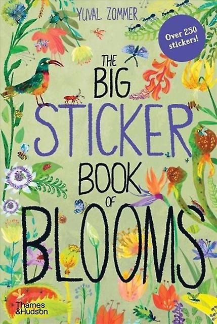 The Big Sticker Book Of Blooms by Yuval Zommer Paperback Book