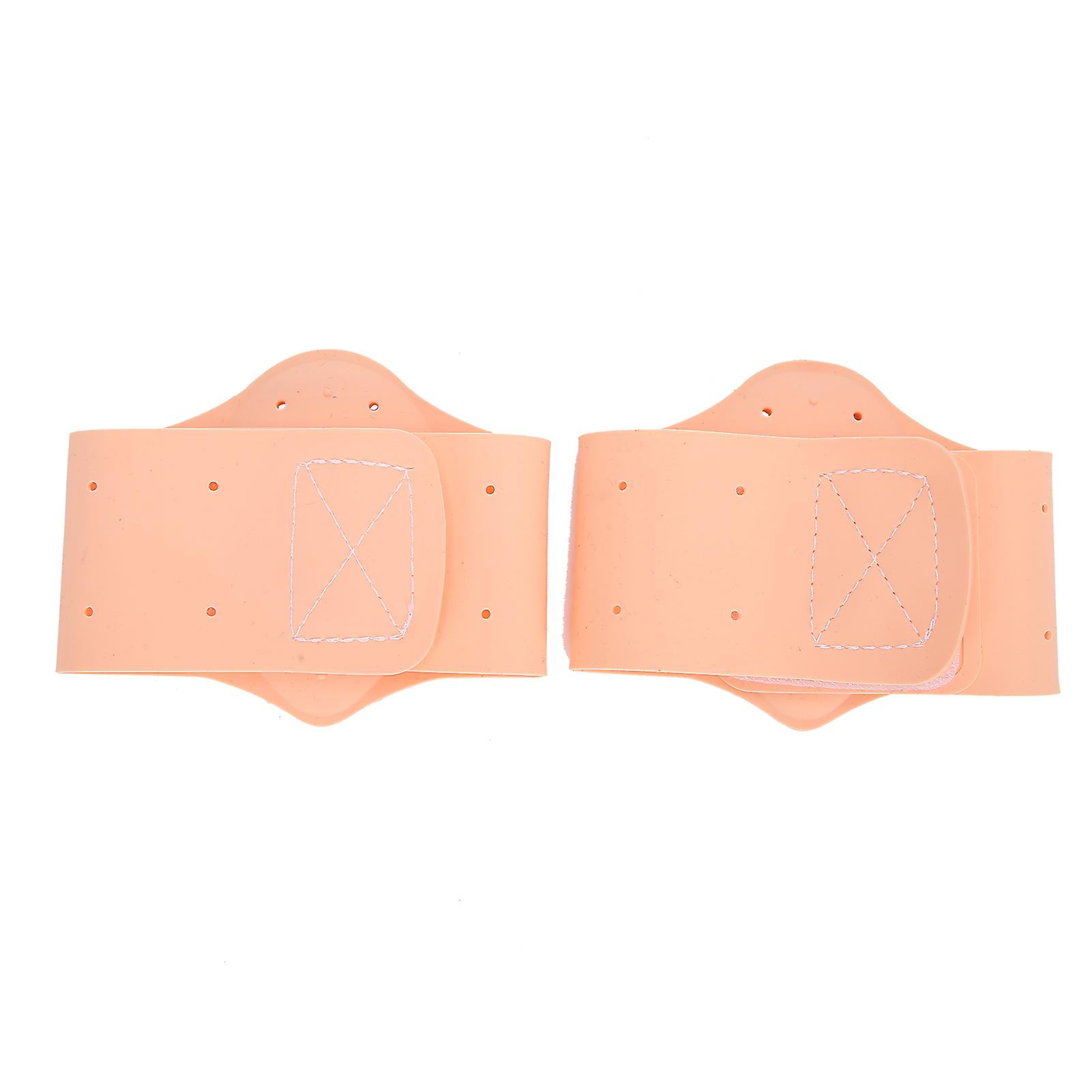 2 Pack Silicone Shoe Insoles, Arch Support Pads, Flat Feet Correctors for Plantar Fasciitis, Skin Color