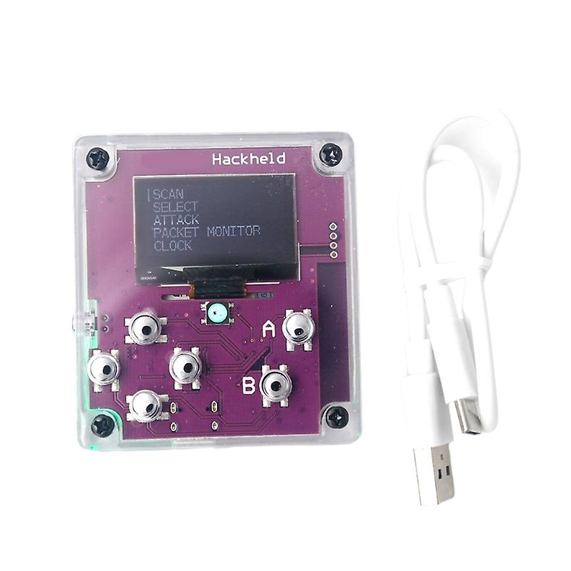 Dispositivo portatile fai-da-te open source Hackheld con software ESP8266 Deauther