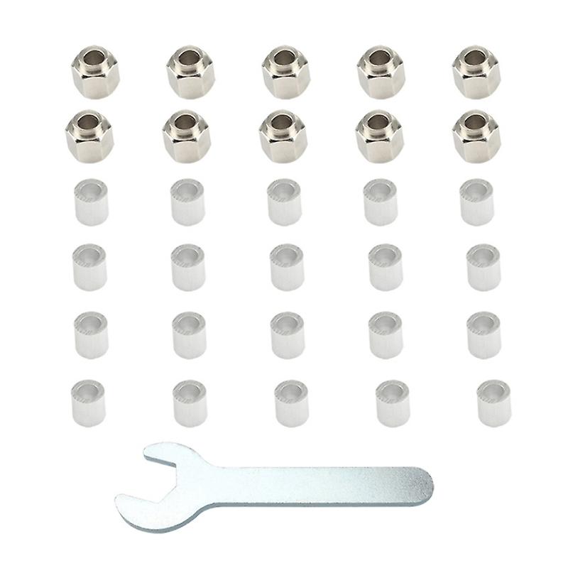 10PCS Peças da impressora 3D hexagonal coluna excêntrica com isolamento redondo 20PCS