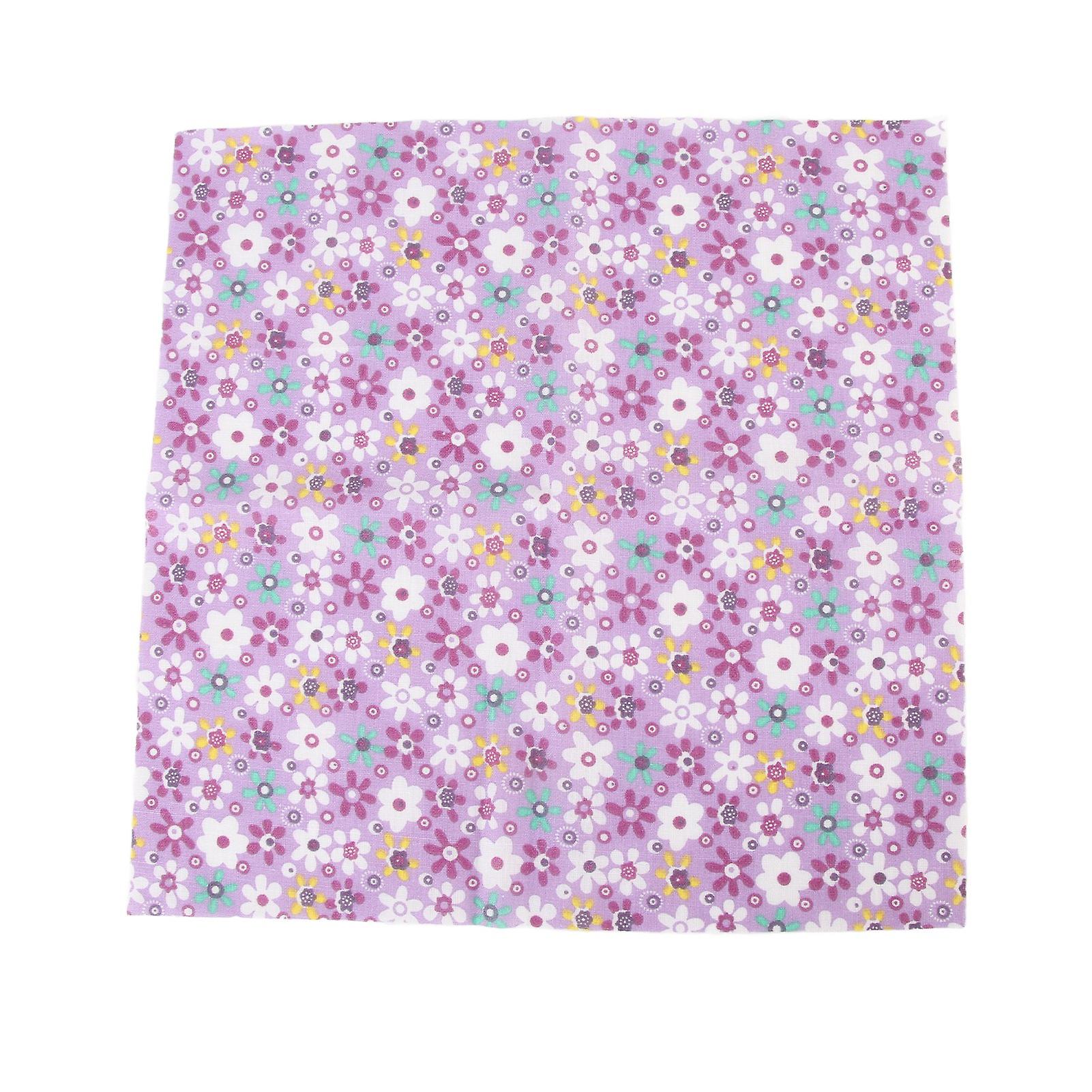 7Pcs Assorted Cotton Fat Quarter Bundle 25x25cm Quilt Set