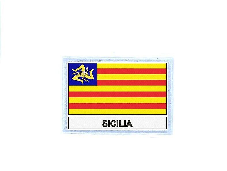 Badge patch badge prints Sicilian flag independent