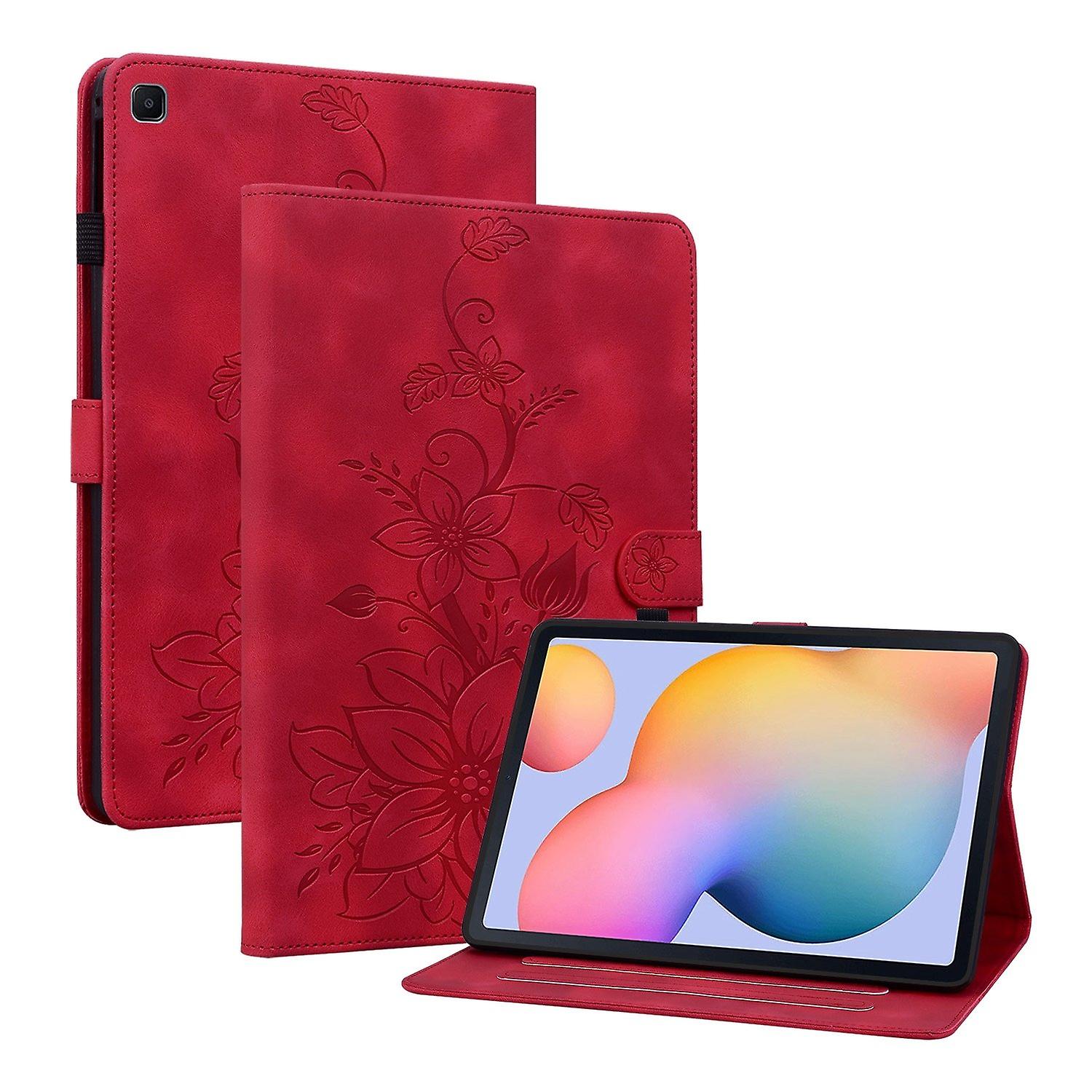 Embossed Leather Case For Samsung Galaxy Tab S6 Lite