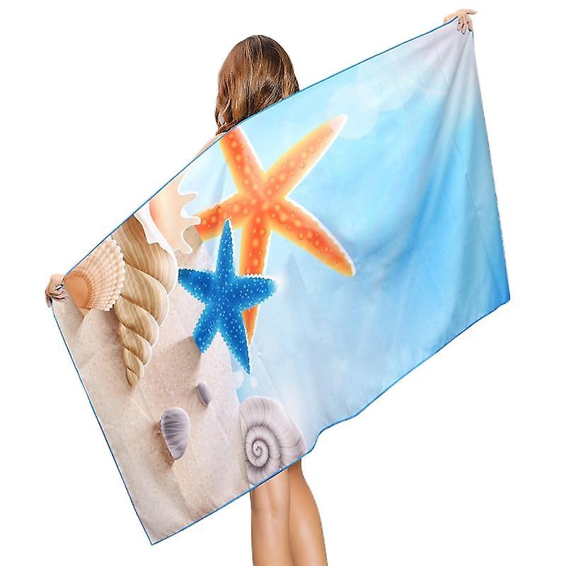 Quick Drying Beach Towels Microfiber Printing Sand Prevention Blanket Bt13