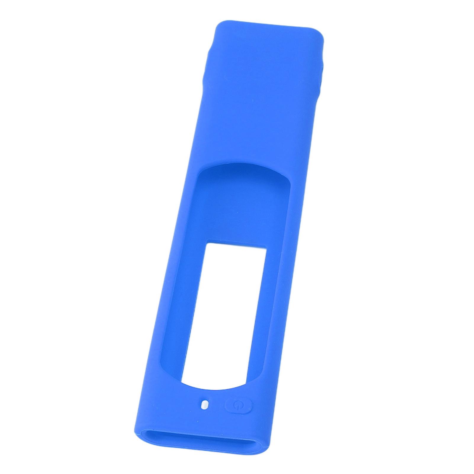 Silicone Remote Control Case with Hand Strap for TM 2180E Blue