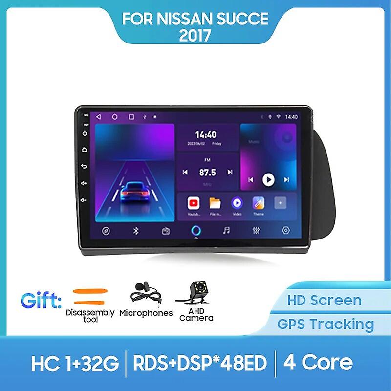 日産サクセ2017 LHD 2 DIN Android 12.0カーラジオマルチメディアビデオプレーヤーGPSナビゲーション4gカープレイヘッドユニット