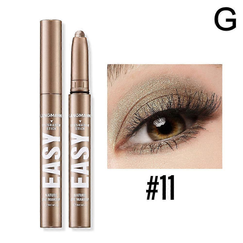 Mehrfarbiger schimmernder Lidschattenstift, langlebiger, wasserfester Make-up-Stift