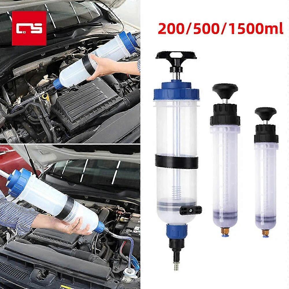 200/500/1500ML Car Oil Fluid Extractor Auto Air Pump Filling Syringe Bottle Transfer Automotive Fuel Extraction Hand Pump FN9U7413