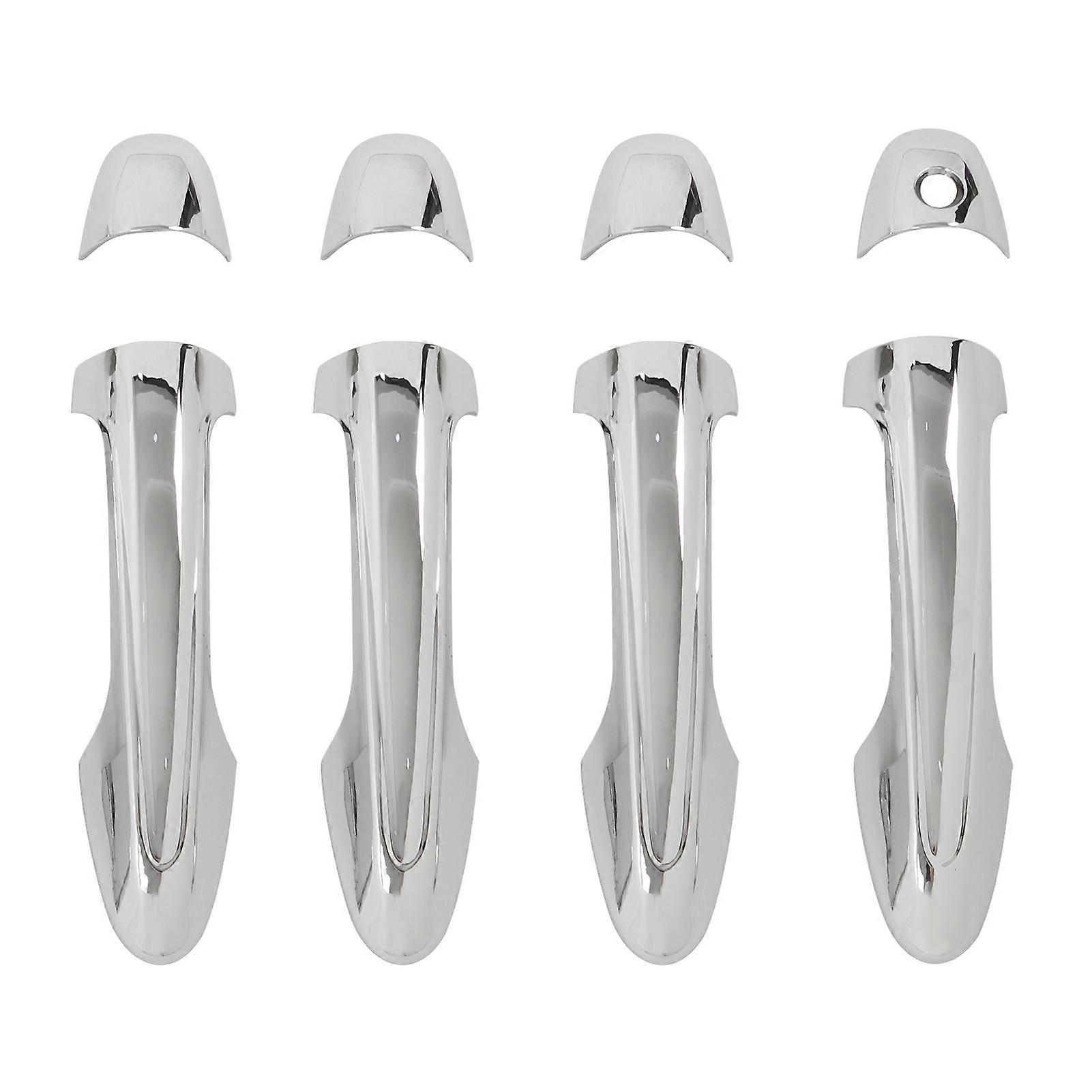8 Pcs Car Exterior Door Handle Cover ABS Chrome Door Protector for HILUX REVO AN120 AN130 NO.63009