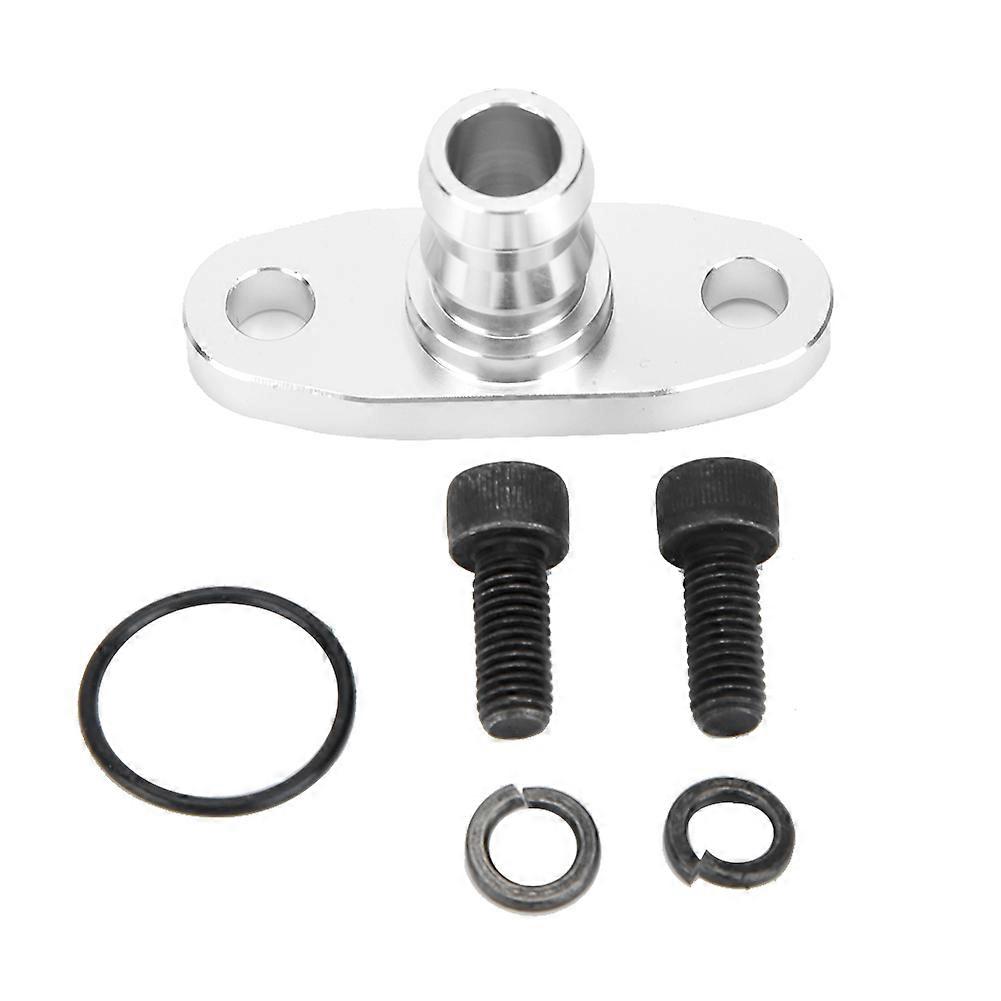 18mm Billet Turbo Oil Drain Return Flange Adapter for T3 T4 T3T4 T70 T04E Turbine