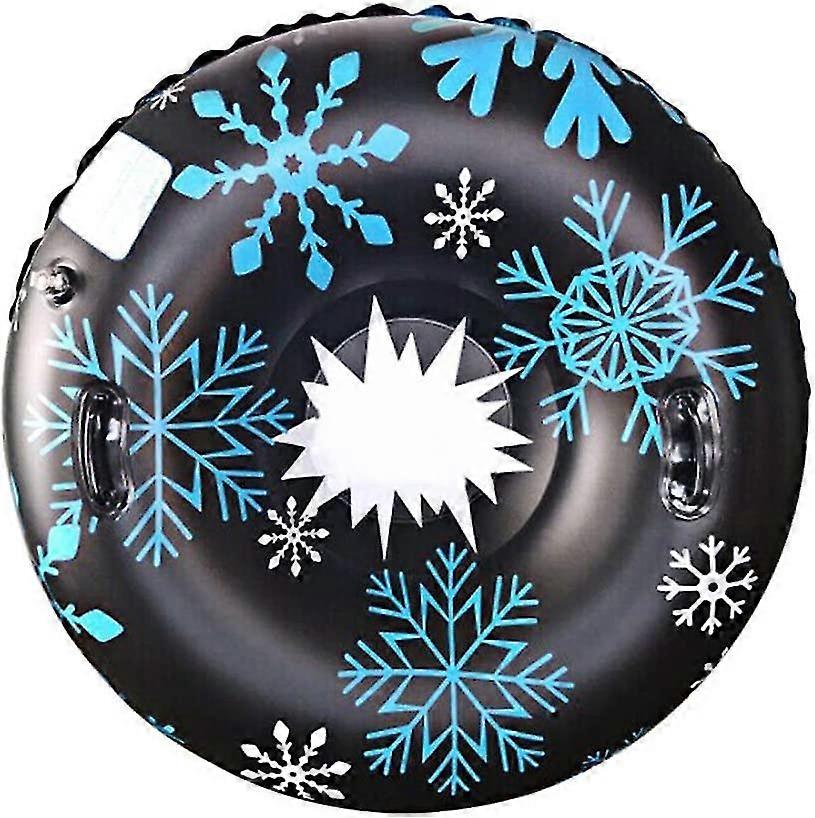 Inflatable Sled For Adults, Heavy Duty Inflatable Snow Tube With Handles