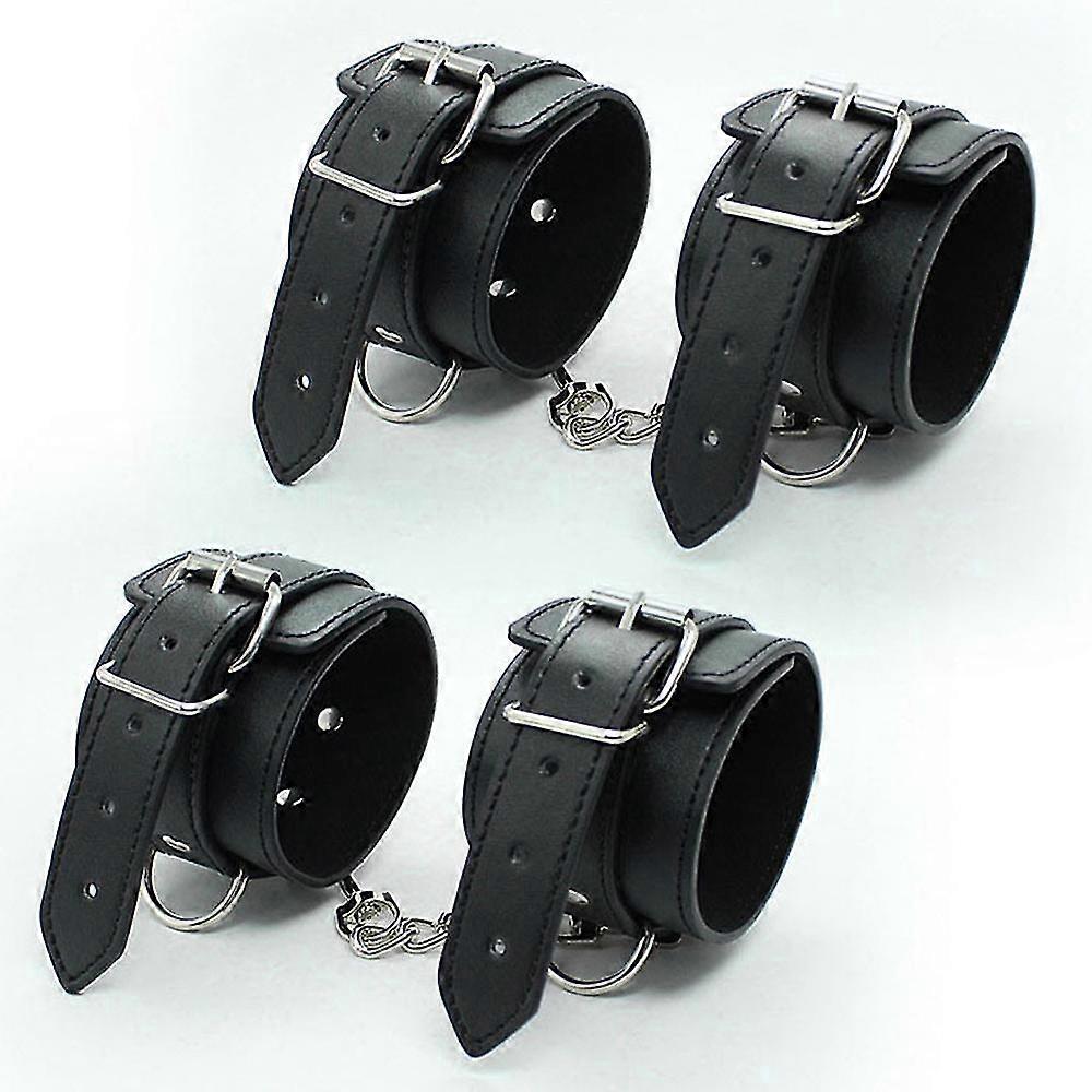 レザーアンクルストラップは、フィットネスカフスヒップと脚、男性と女性のためのホームヨガのエクササイズに最適です