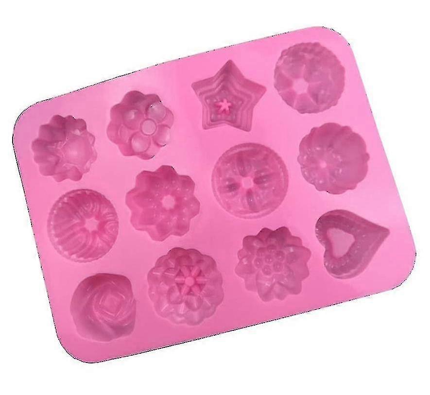 12 Holes Silicone Bakeware Mold Tw