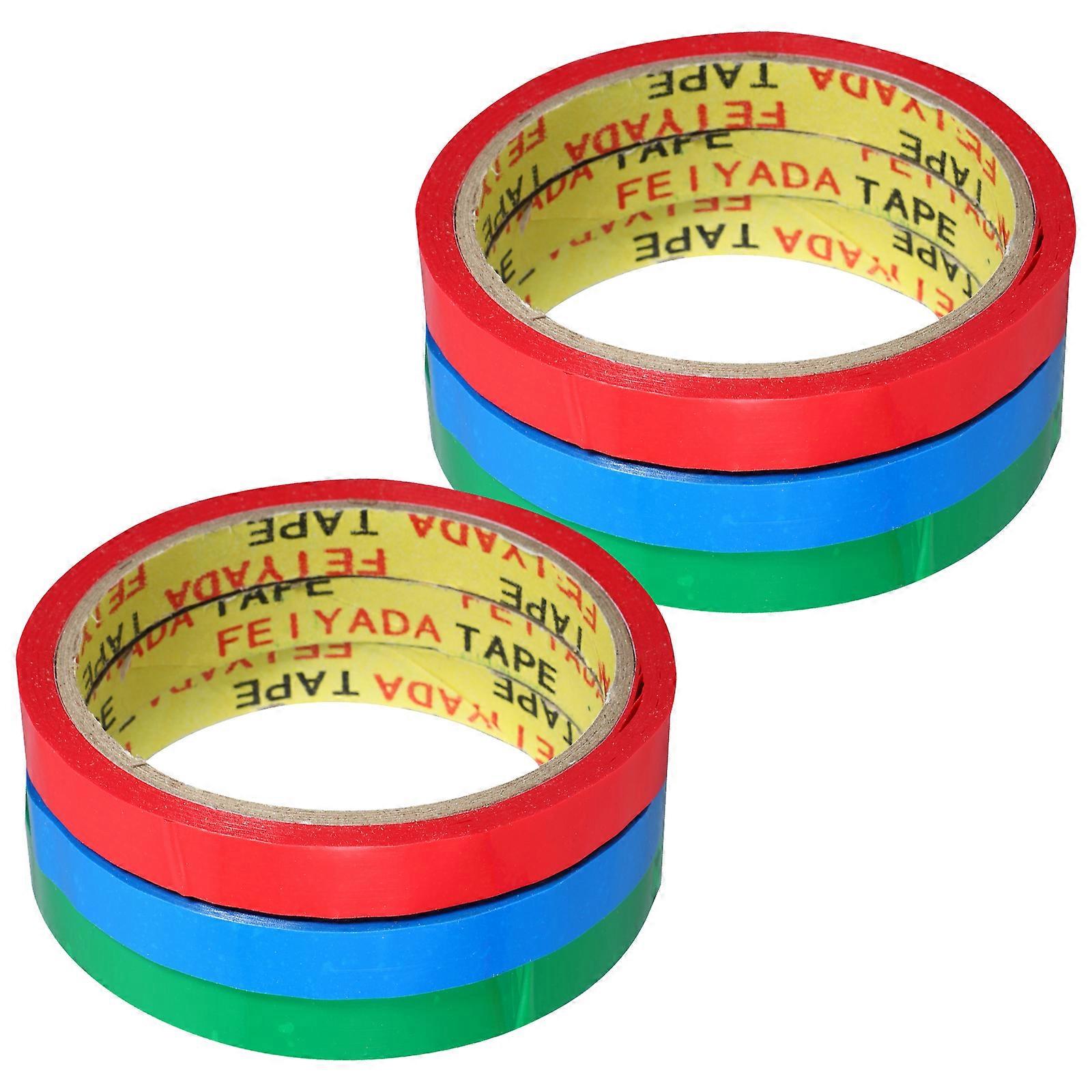 6 Rolls Bag Sealing Tying Tape Supermarket Binding Machine Tape Bag Sealer Packing Tape