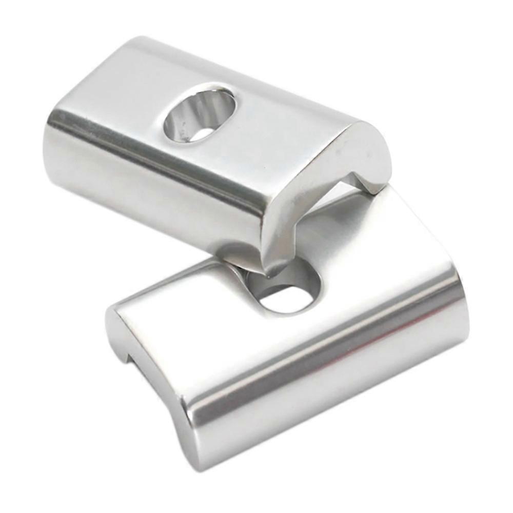 Folding Bike C Hook Clamp Plate for Folding Bike Hinge Clamp Plate Folding Bike Parts Silver