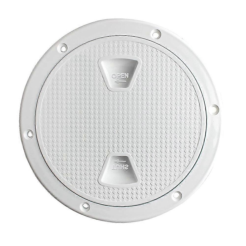 Circular Non Slip Inspection Hatch-Boat Hatch Deck Plate with Detachable Cover for RV Marine Boat K