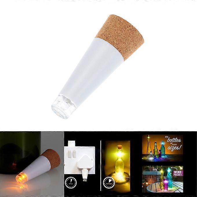 Cork Shaped Rechargeable USB LED Empty Wine Bottle Night