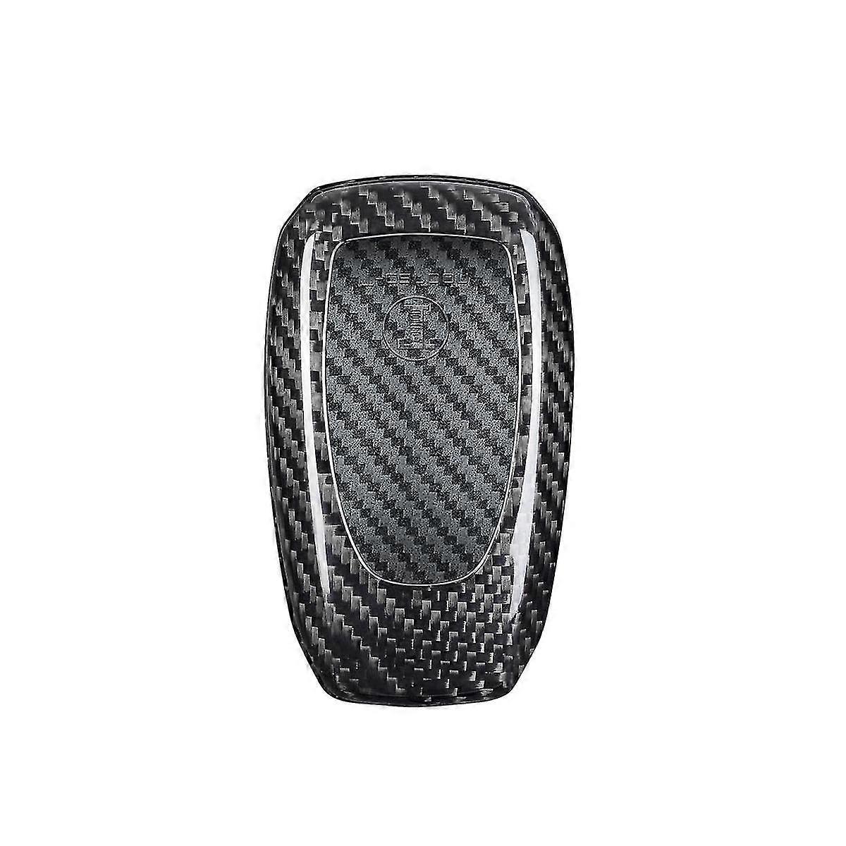 Dry Carbon Fiber Smart Remote Key Fob Bag for 2021-2023 External Remote Smart Key Fob 4 Button Key