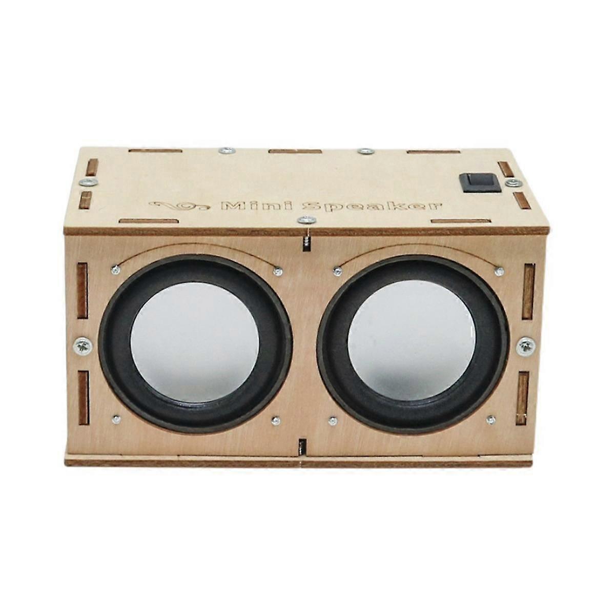 DIY Bluetooth Speaker Box Kit Electronic Sound Amplifier Builds Your Own Portable Wood Case Bluetoo