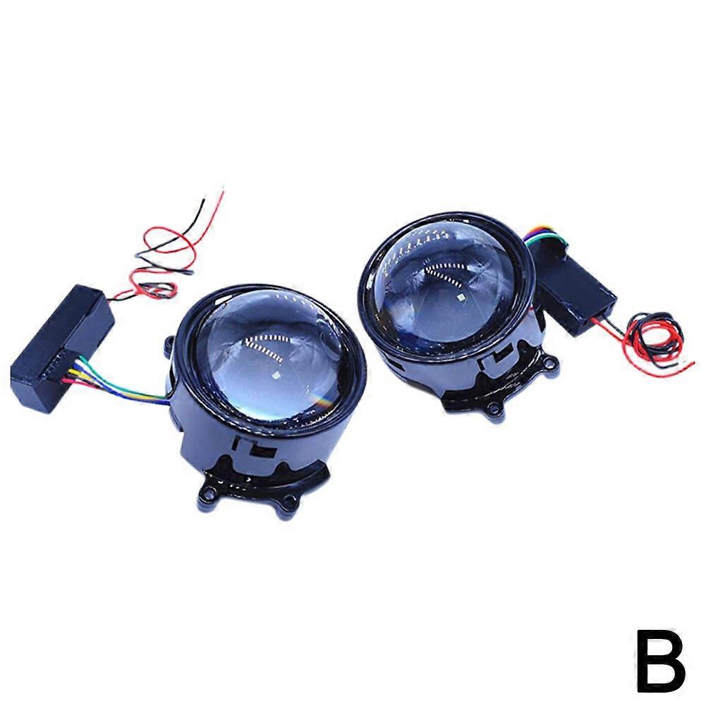 Dynamic LED Car Headlights Devil Eye LED Eye Light Headlight Assembly ACCS