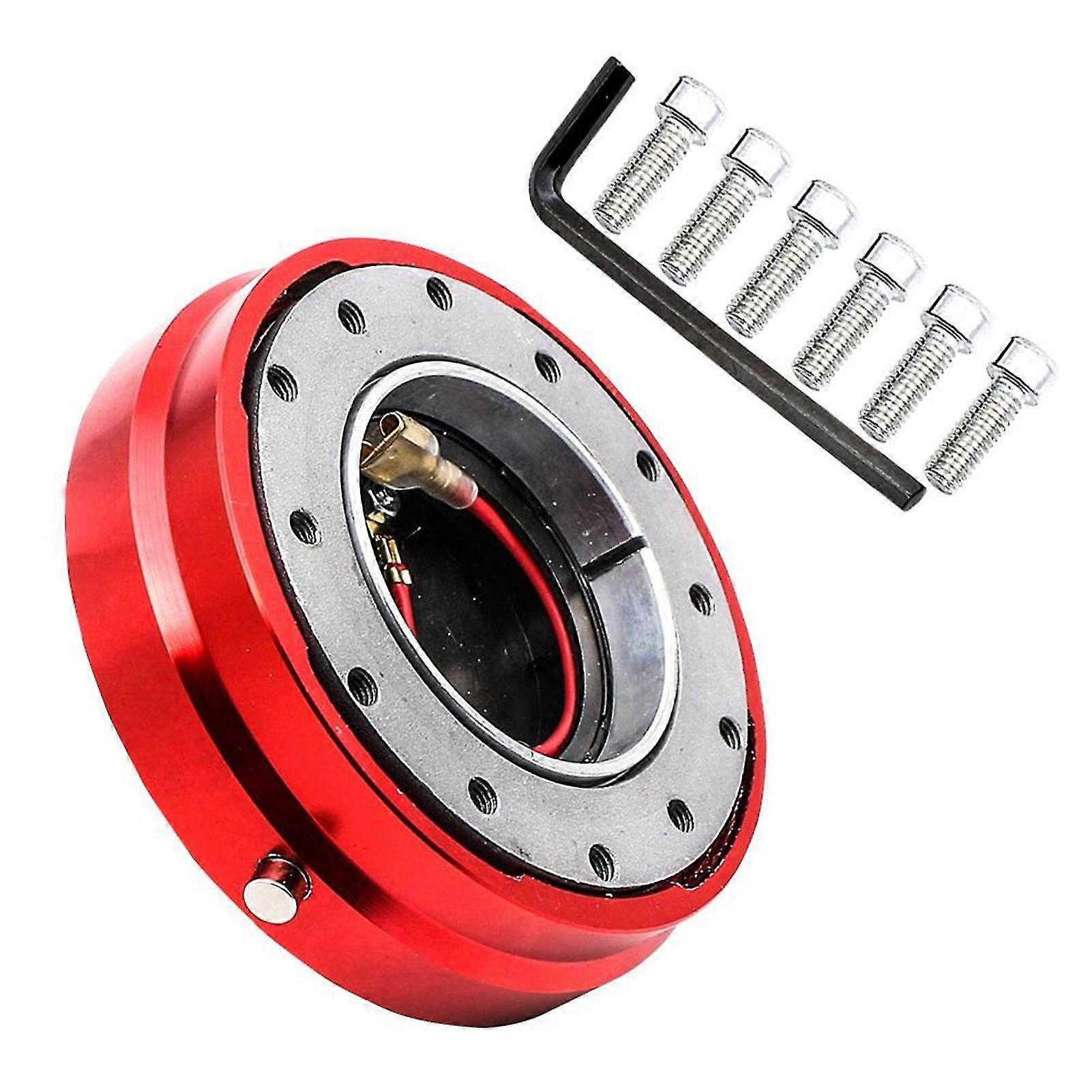 Snap Off Hub Adapter High-strength Quick Installation Metal Universal Steering Wheel Quick Release Hub For Racing Car