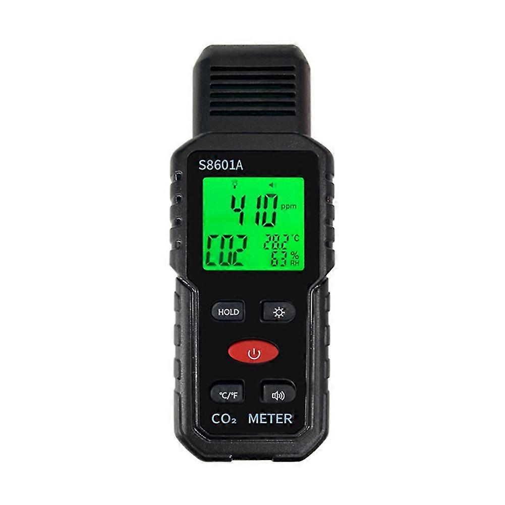 3 in 1 CO2-meter Luchtkwaliteitsmonitor Handheld 5000 ppm CO2-monitor Meting Koolstofdioxide / De