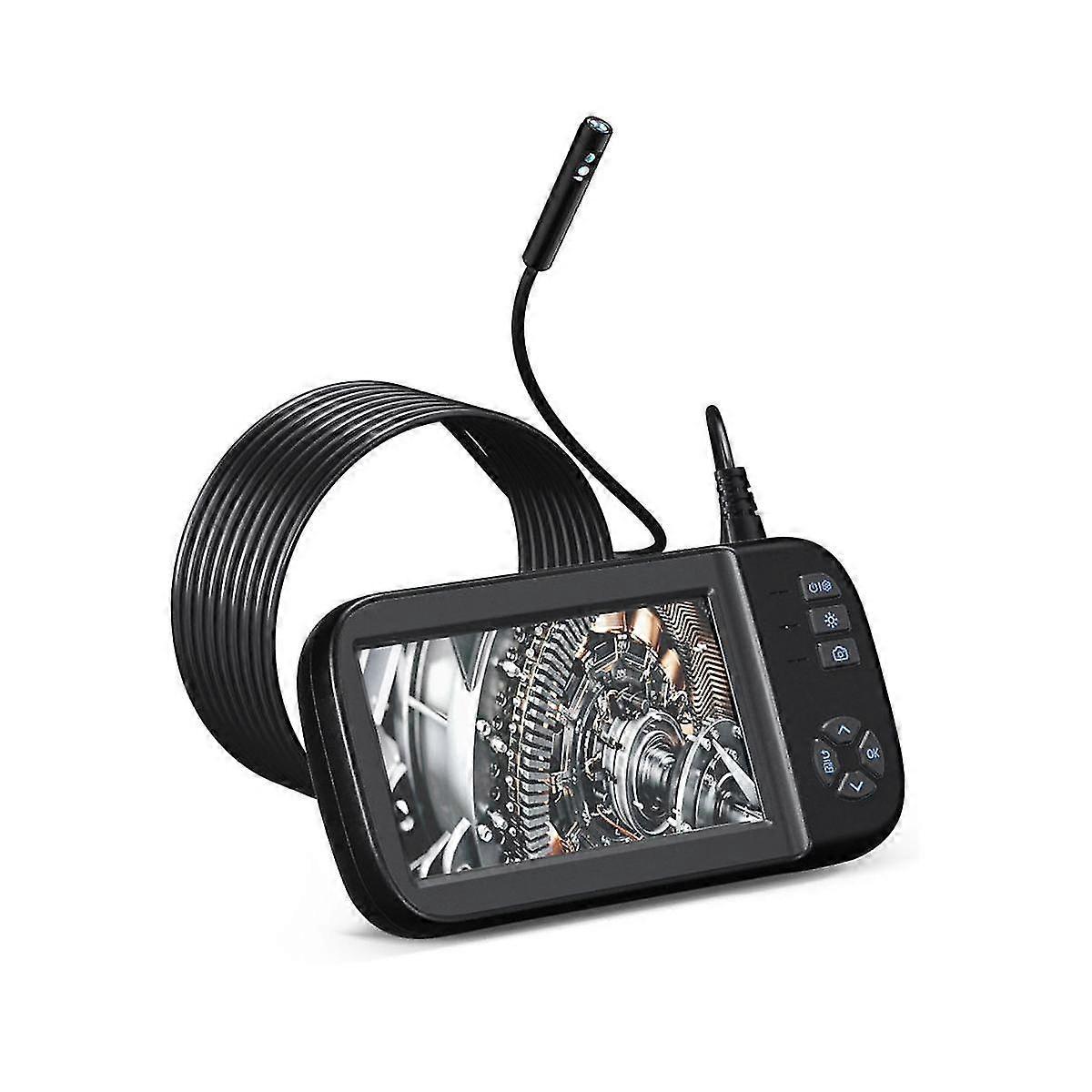 Double Lens , 4.5inch Screen Borescope Inspection Camera With Waterproof Camera (16.5ft Cable)