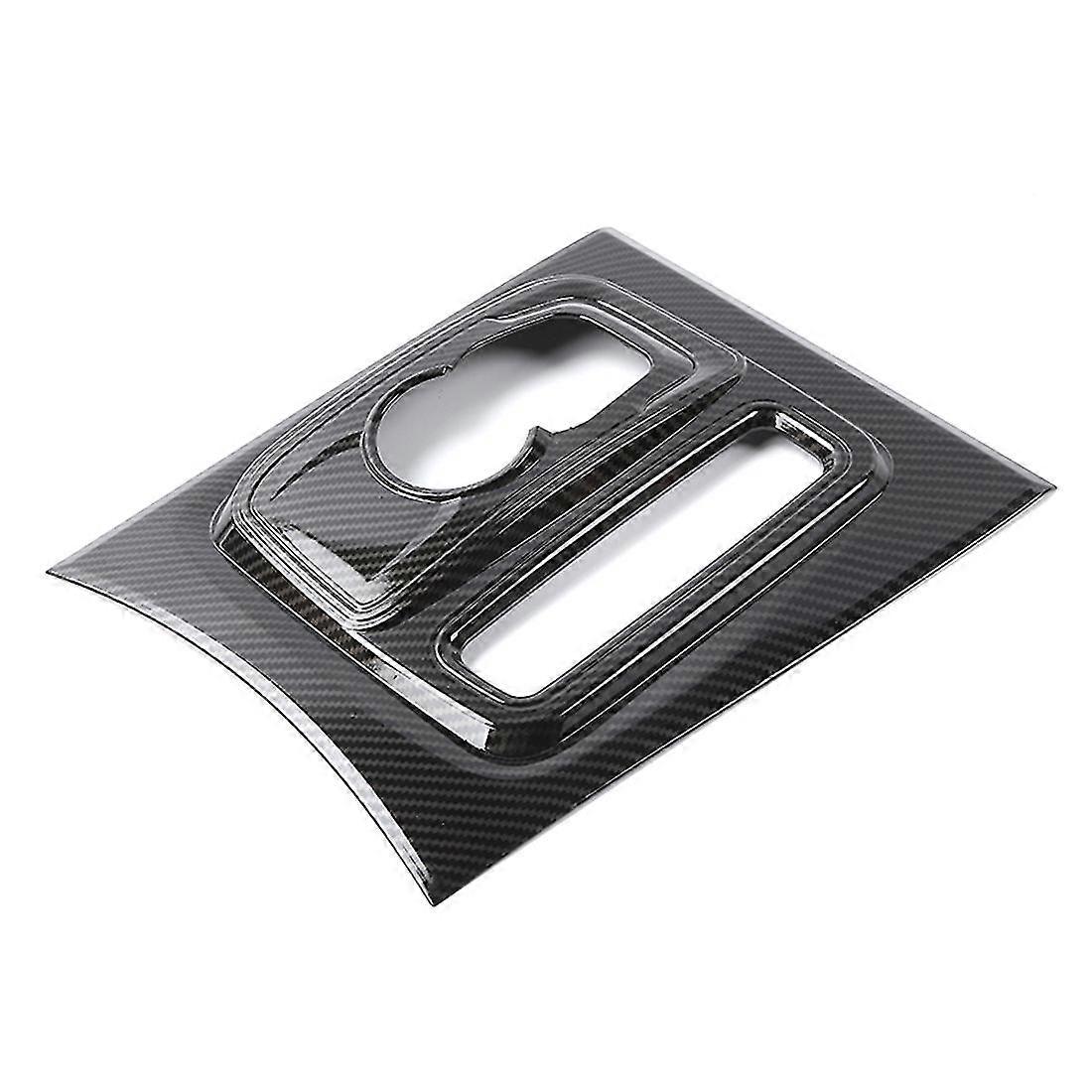 car gear shift panel cover trim abs carbon fiber for chrysler 300c