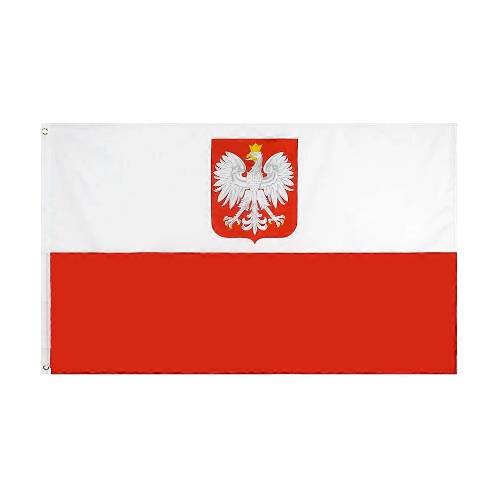 90X150cm Poland Emble Flag For Decoration