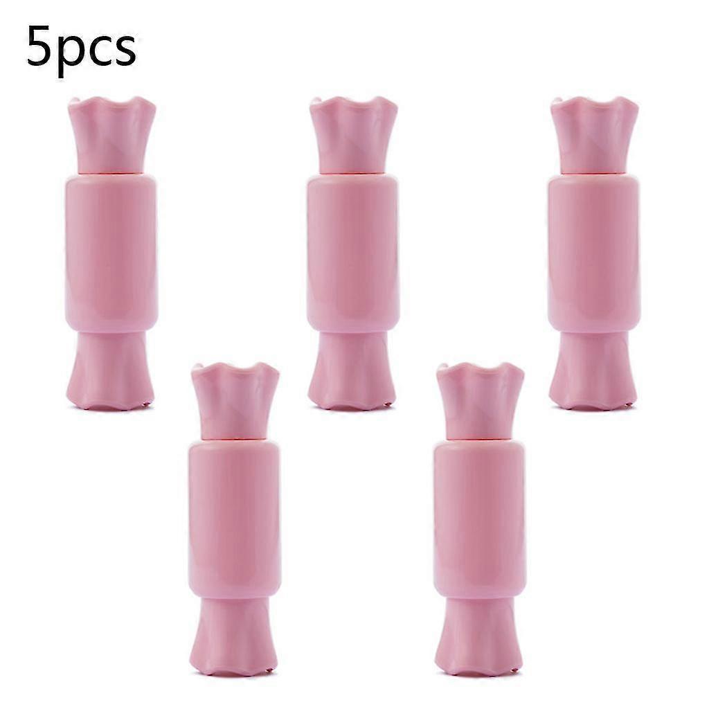 5pcs/set Adorable Candy Shape Empty Lip Gloss Tube Diy Refillable Lip Balm Container Lipstick Samples Bottle Makeup Tool