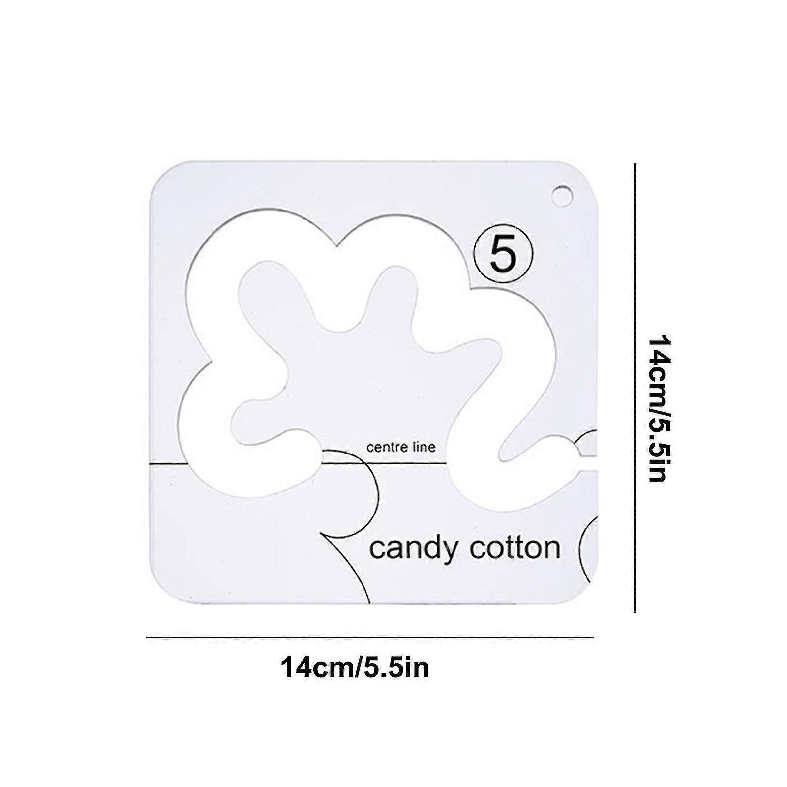 Acrylic Diy Sewing Patchwork Ruler Special-shaped Hollow Sewing Kit Patchwork Template